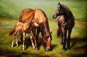 unknow artist Horses 038 oil on canvas